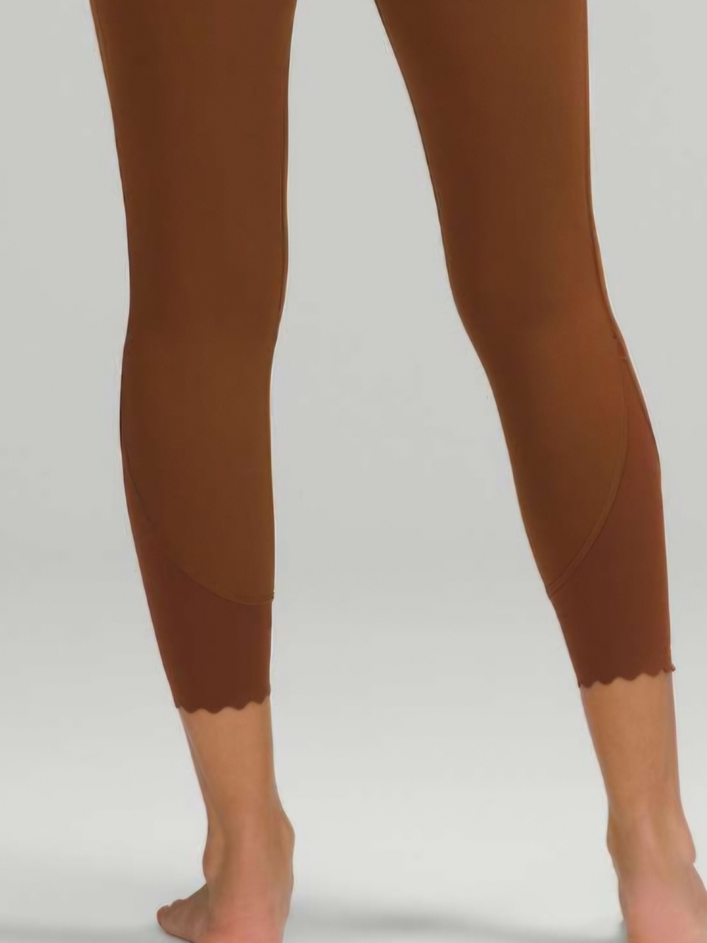 Lululemon Align Pant II 23" Scalloped Bottom Rustic Clay Leggings - Picture 2 of 4